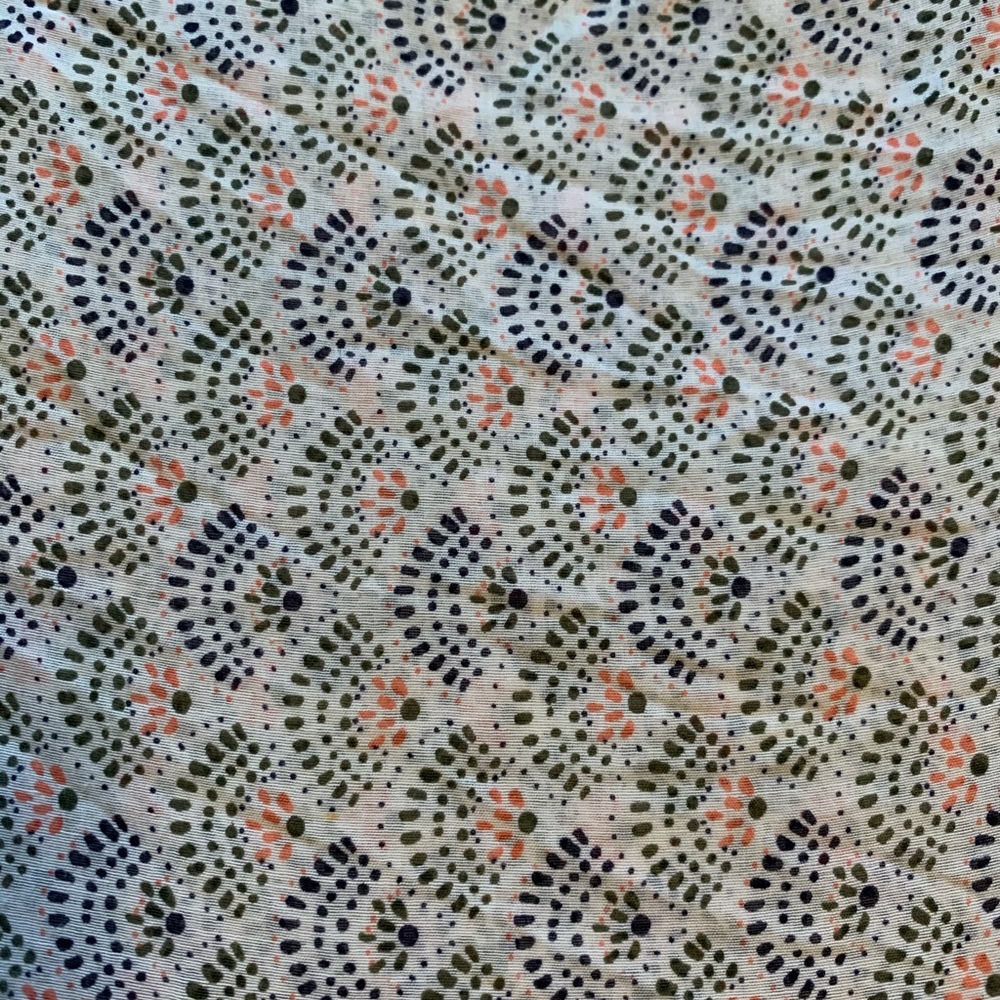 Infinite Scarf With Cute Abstract Shell Pattern - Picture 7 of 10